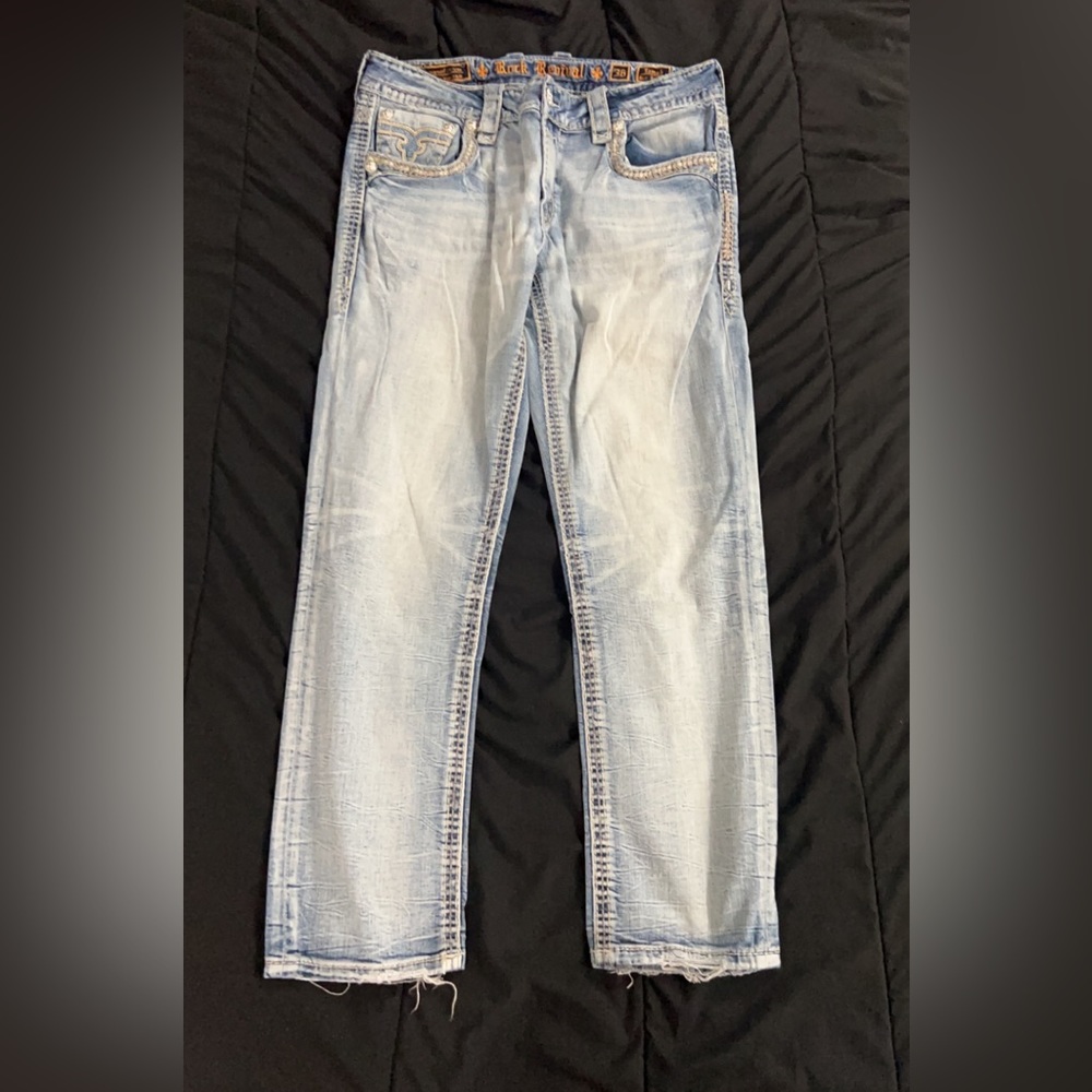 Mens Rock Revival Jeans